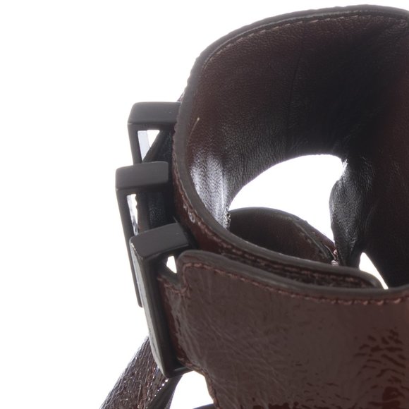 Alexander Wang Patent leather Kasia Wedge Sandals - Picture 8 of 10